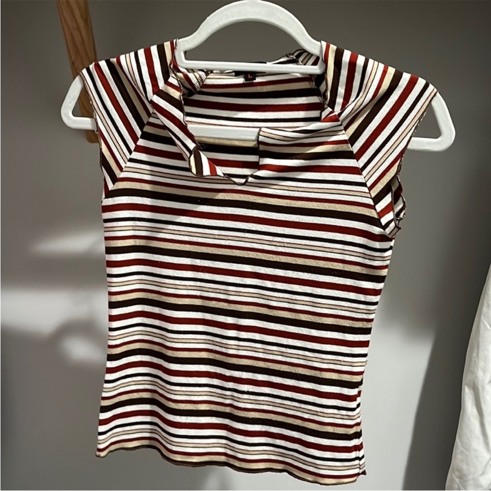 Shameless striped short sleeve T-shirt Sz large